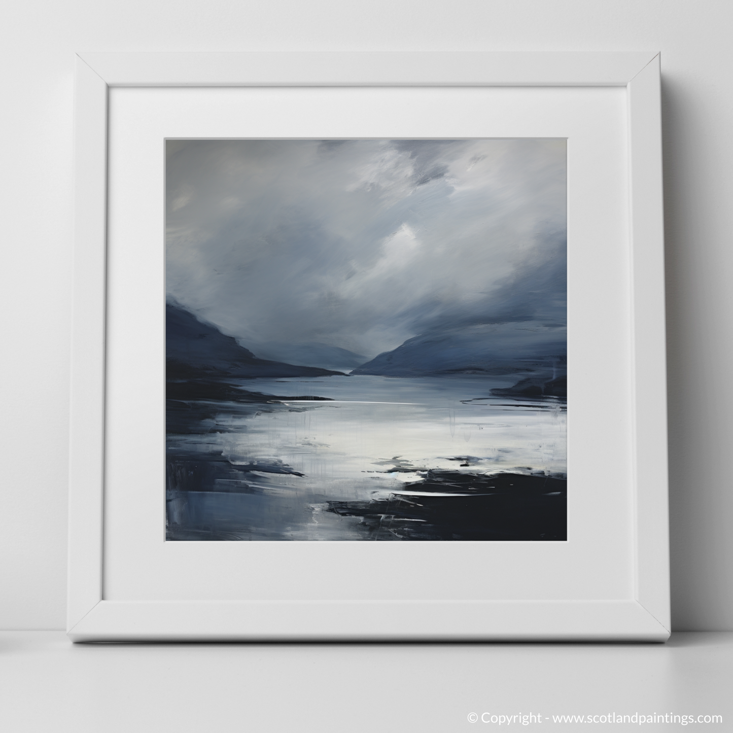 Tempest over Shieldaig Bay: An Abstract Ode to Scottish Coves