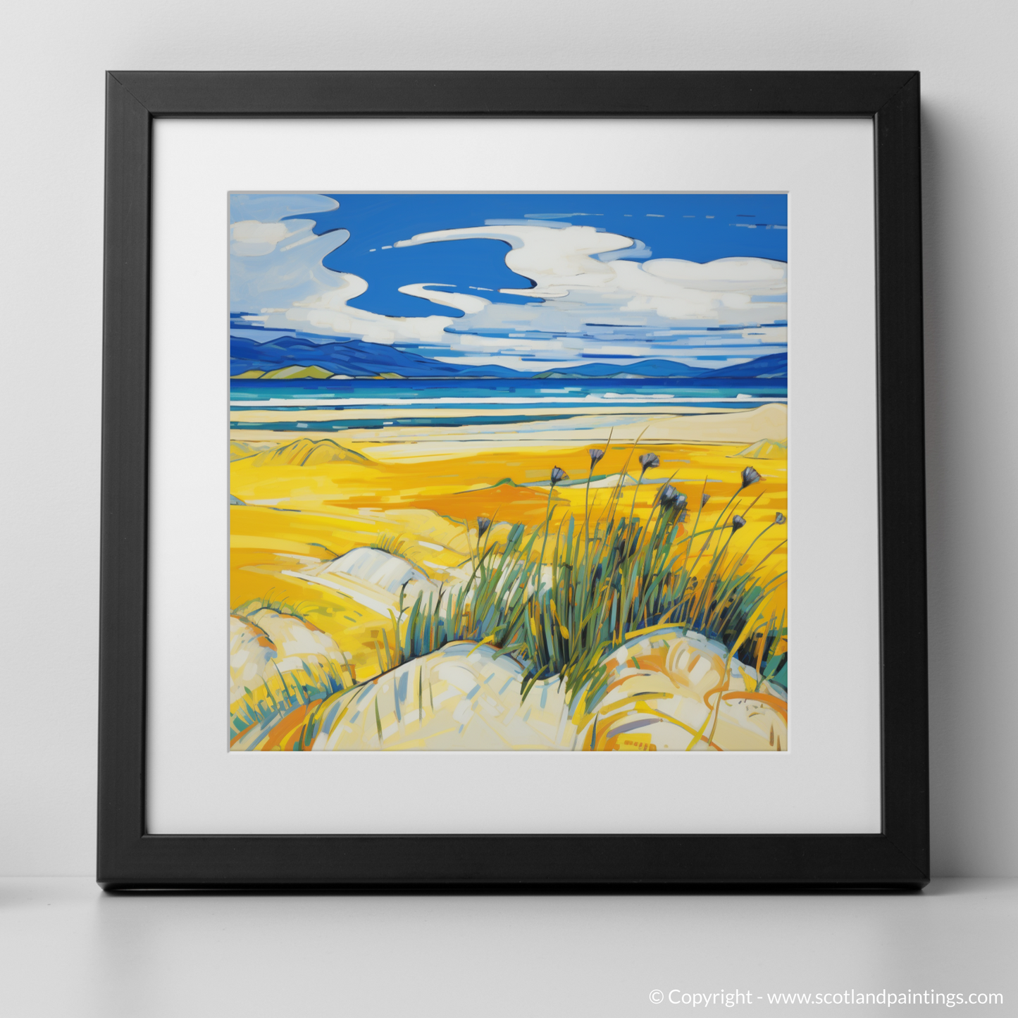 Marram Grass Magic: A Fauvist Tribute to Luskentyre Beach