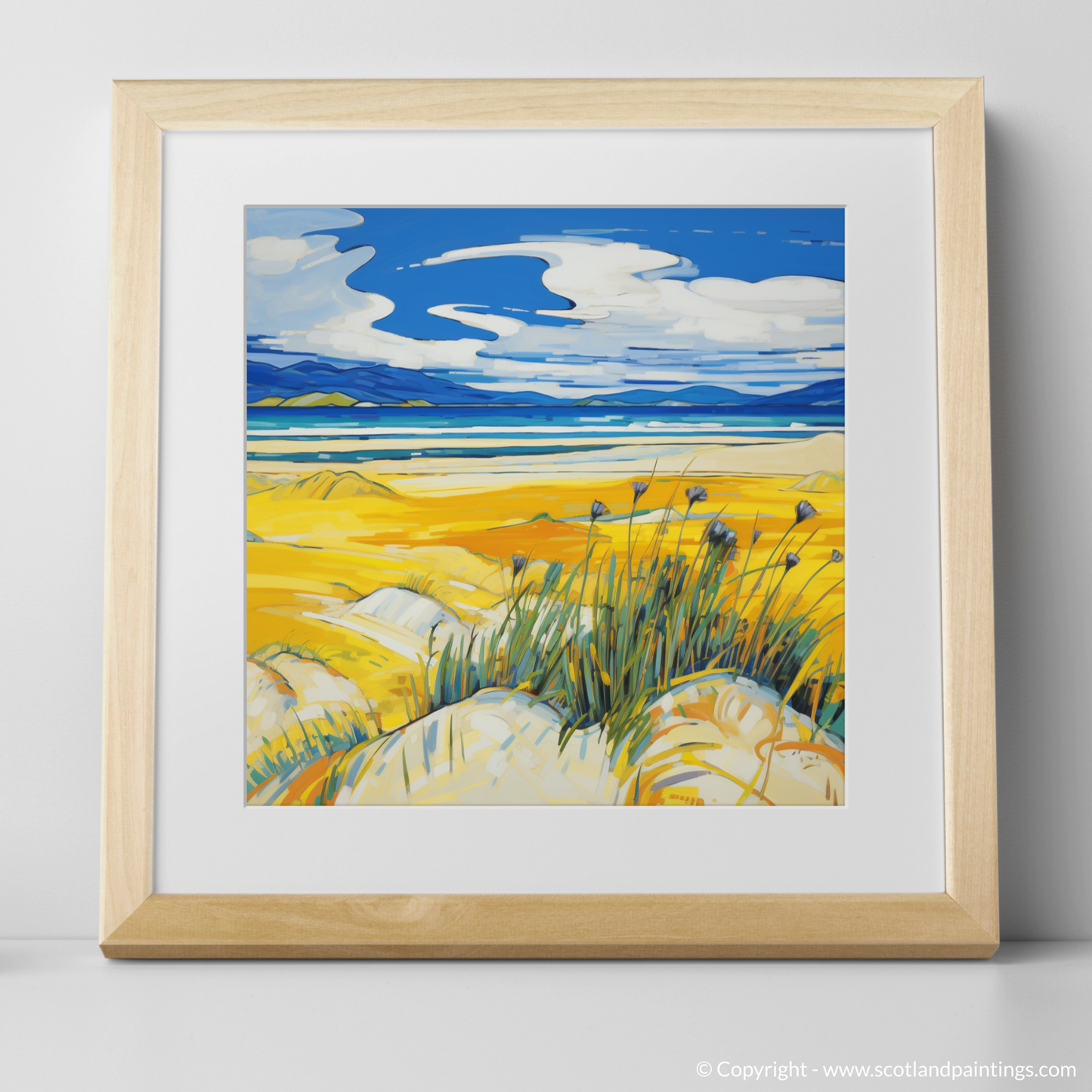 Marram Grass Magic: A Fauvist Tribute to Luskentyre Beach