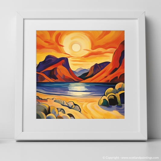 Calgary Bay at Golden Hour: A Fauvist Tapestry