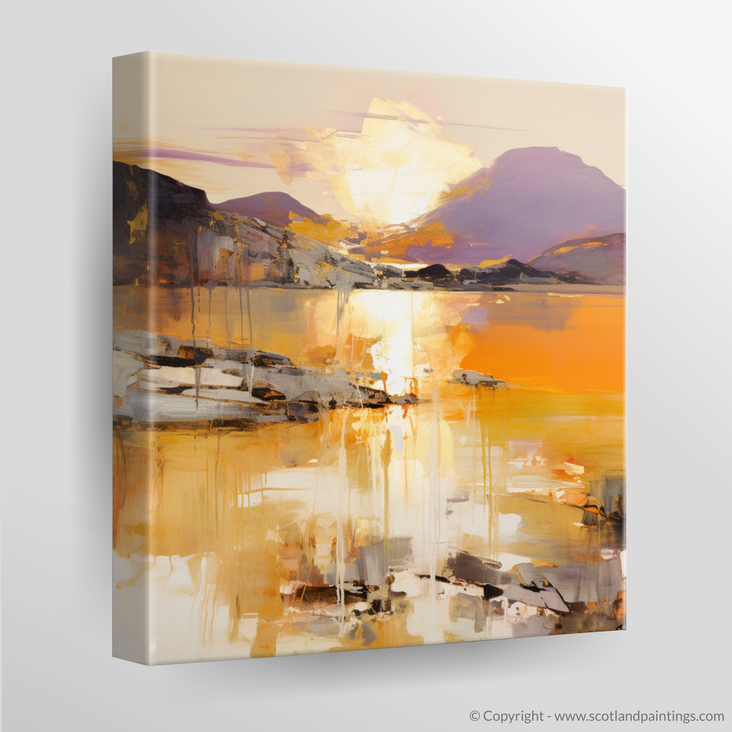 Golden Hour Embrace at Shieldaig Bay