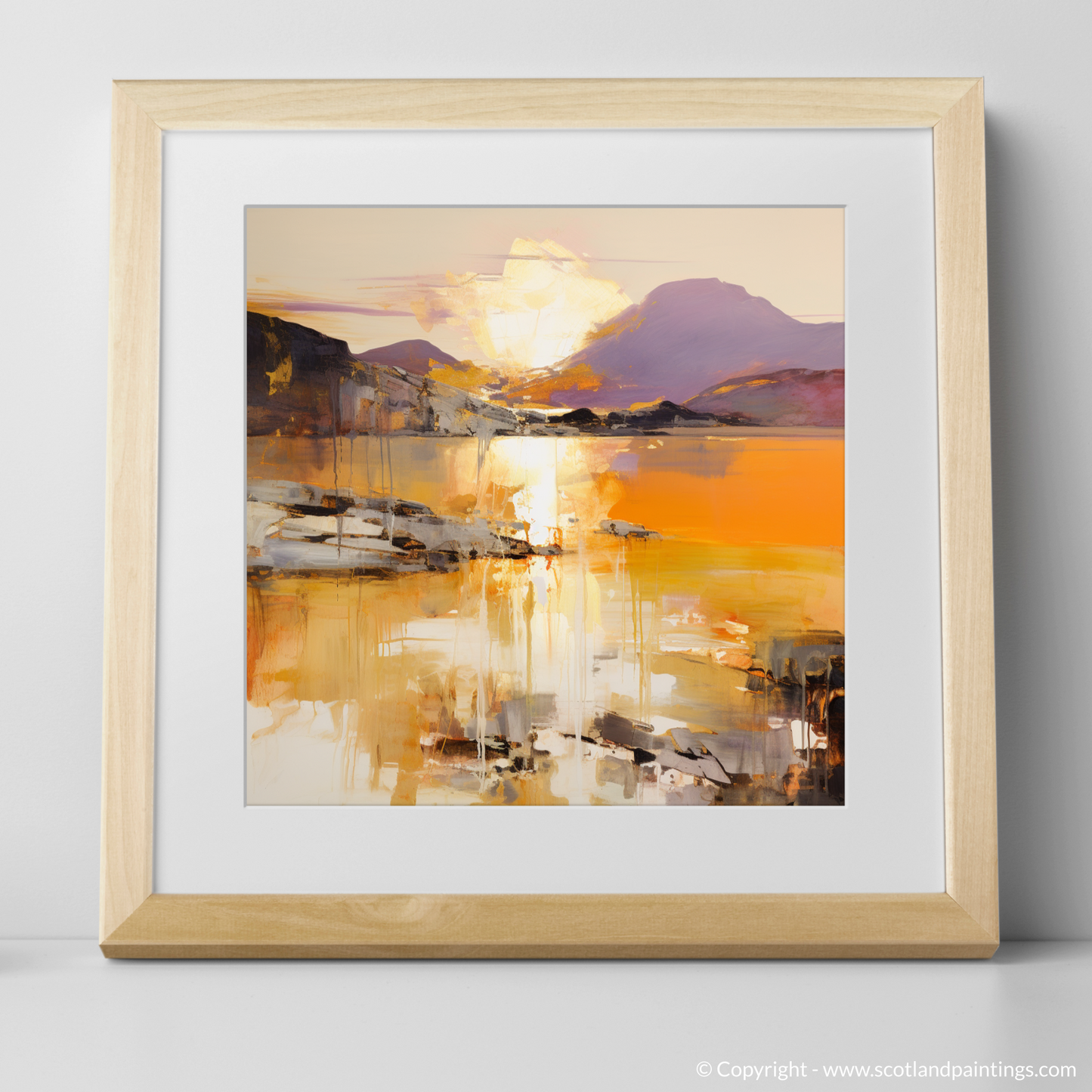 Golden Hour Embrace at Shieldaig Bay