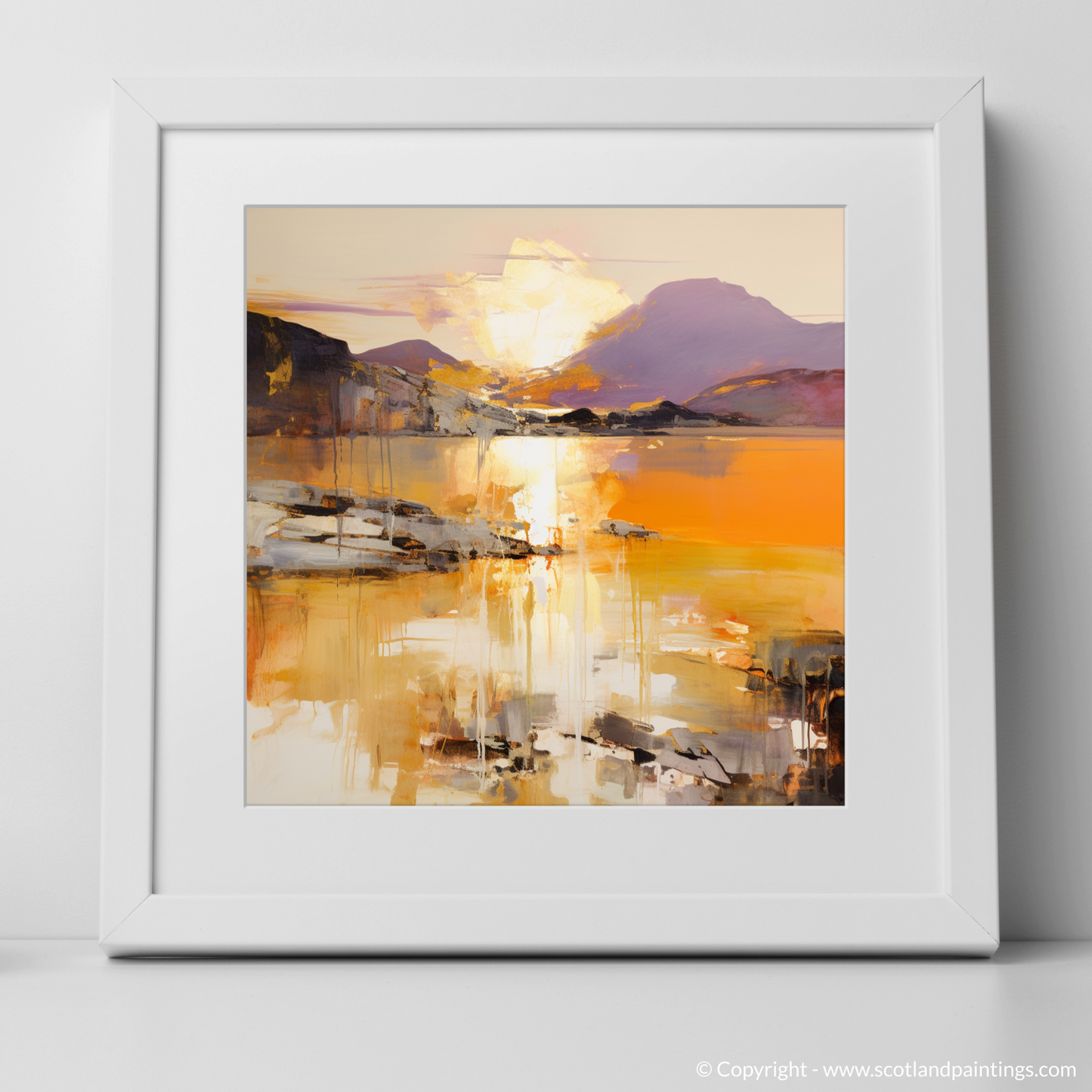 Golden Hour Embrace at Shieldaig Bay