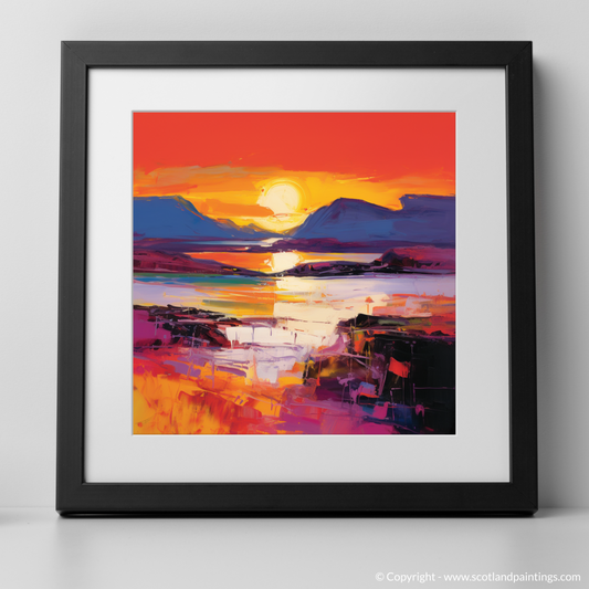 Fiery Elegance of Balnakeil Bay Sunset