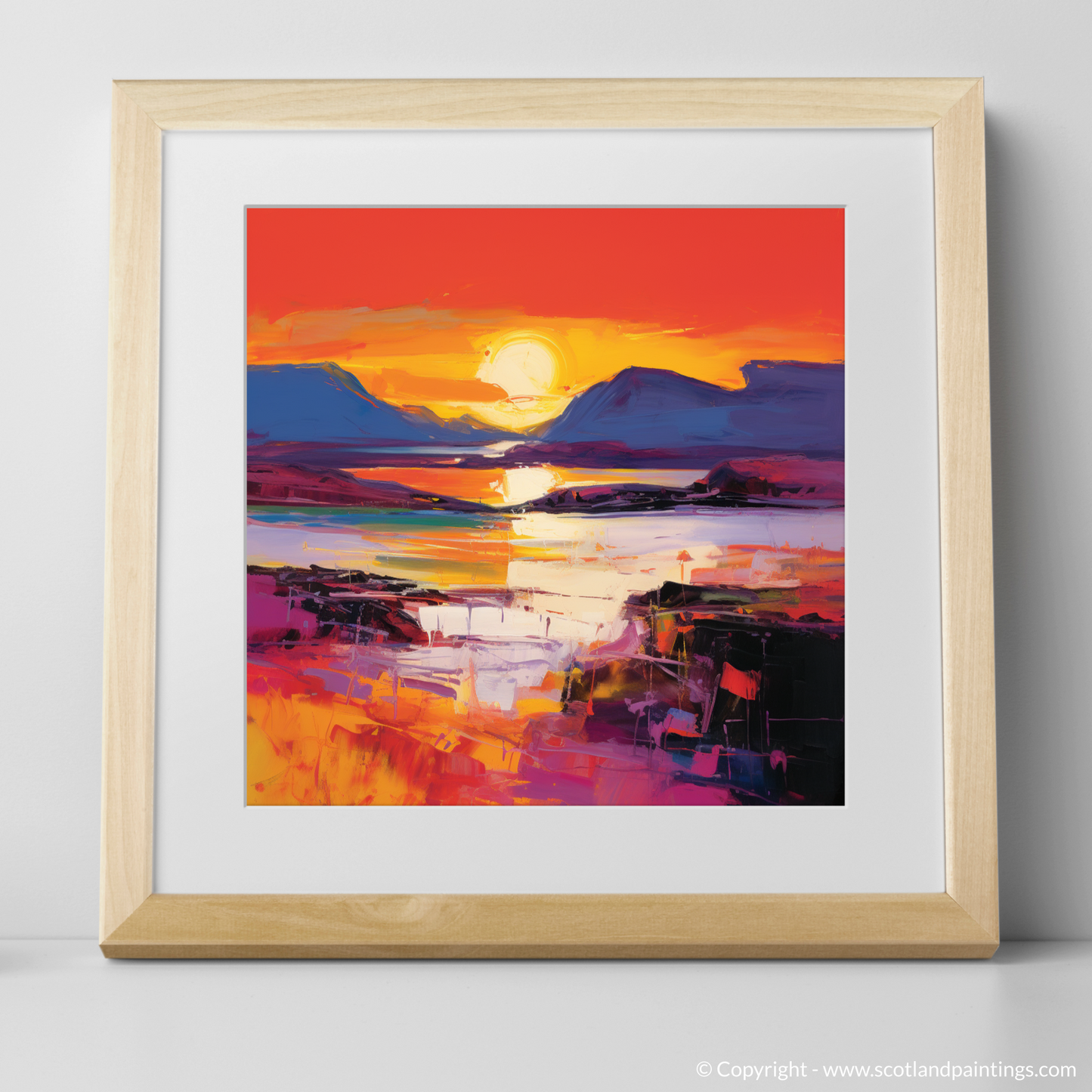 Fiery Elegance of Balnakeil Bay Sunset