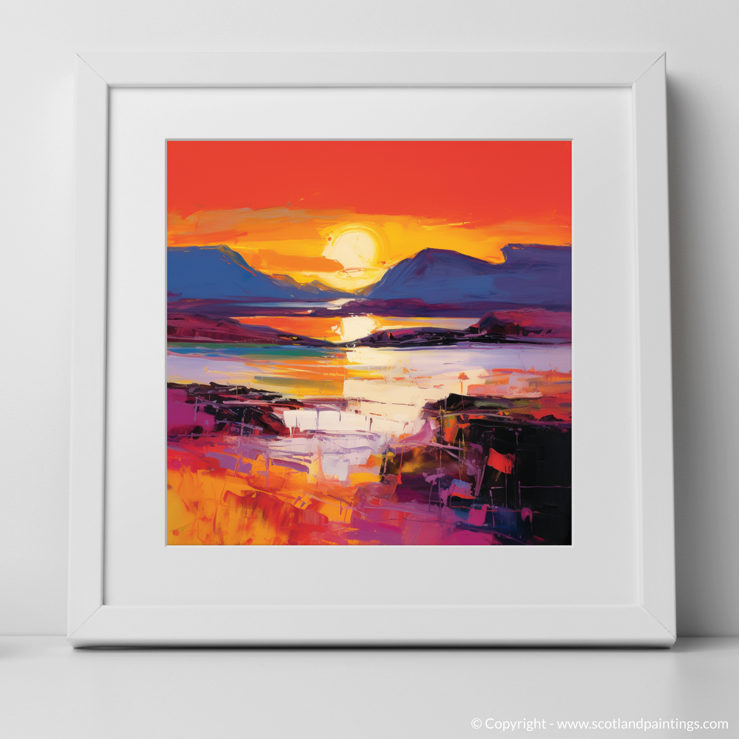 Fiery Elegance of Balnakeil Bay Sunset