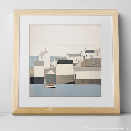 Sailing Through Abstraction: A Modern Tribute to Gardenstown Harbour