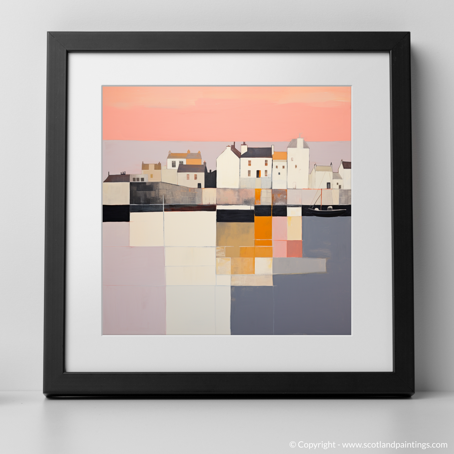 Pittenweem Harbour at Sunset: An Abstract Ode to Serenity