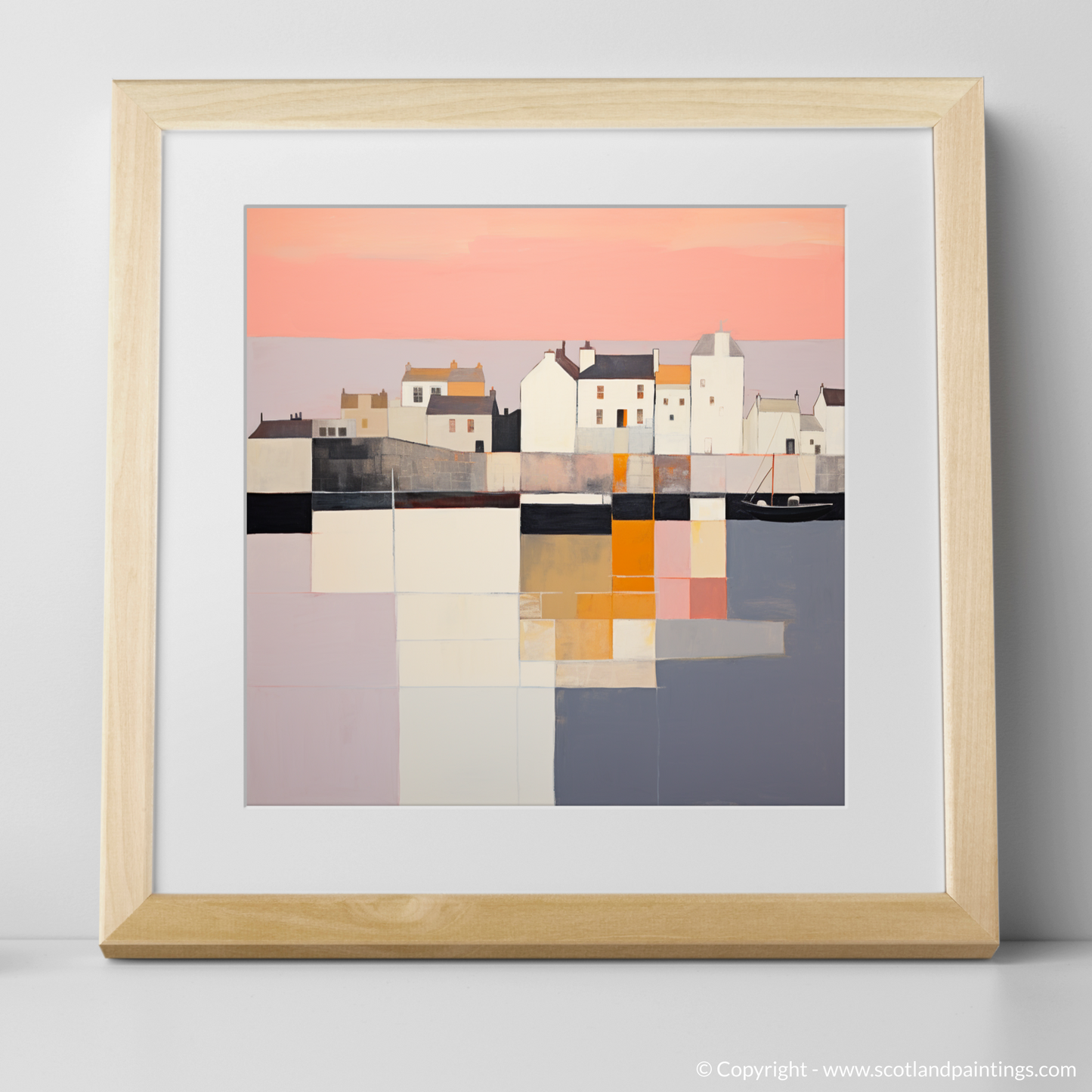 Pittenweem Harbour at Sunset: An Abstract Ode to Serenity