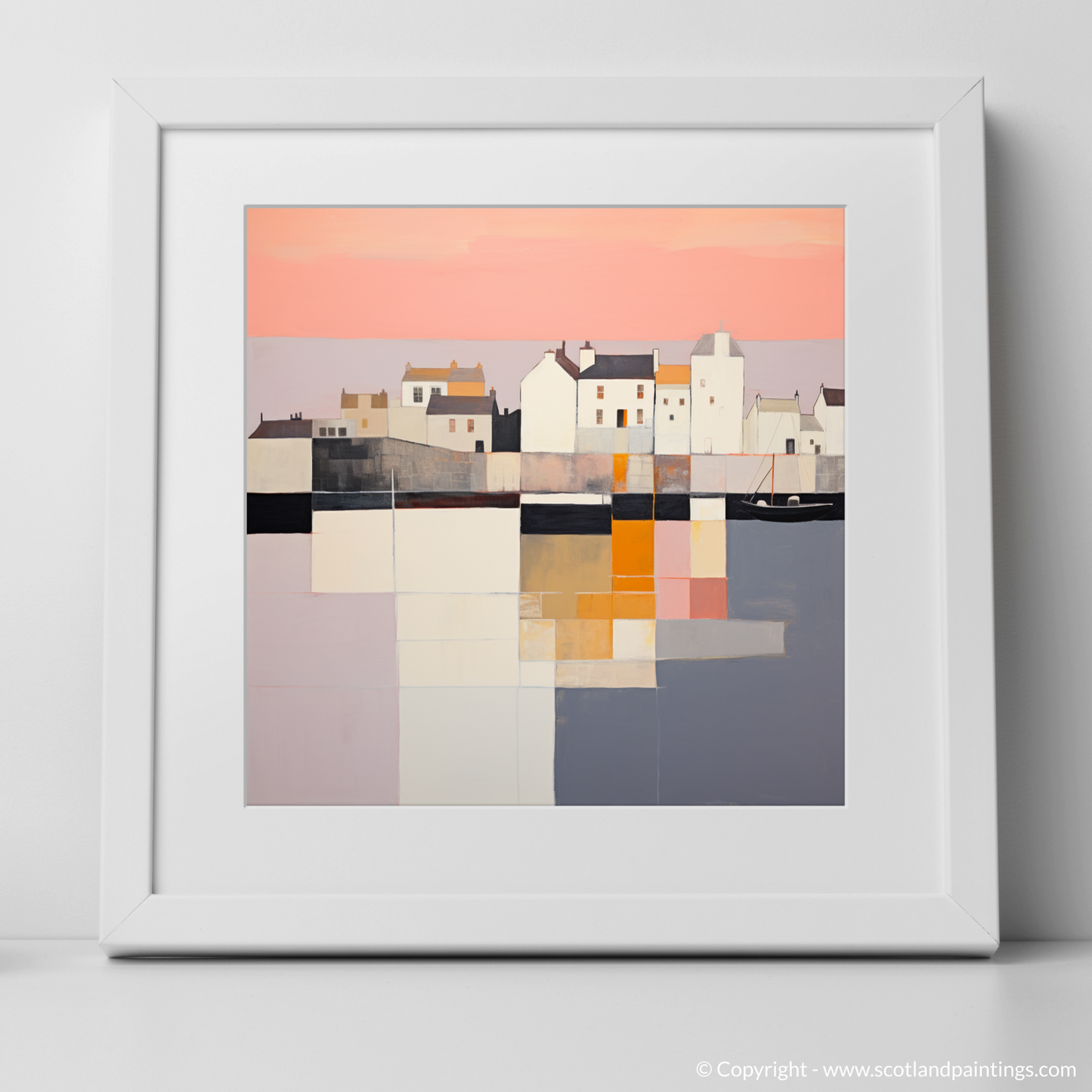 Pittenweem Harbour at Sunset: An Abstract Ode to Serenity