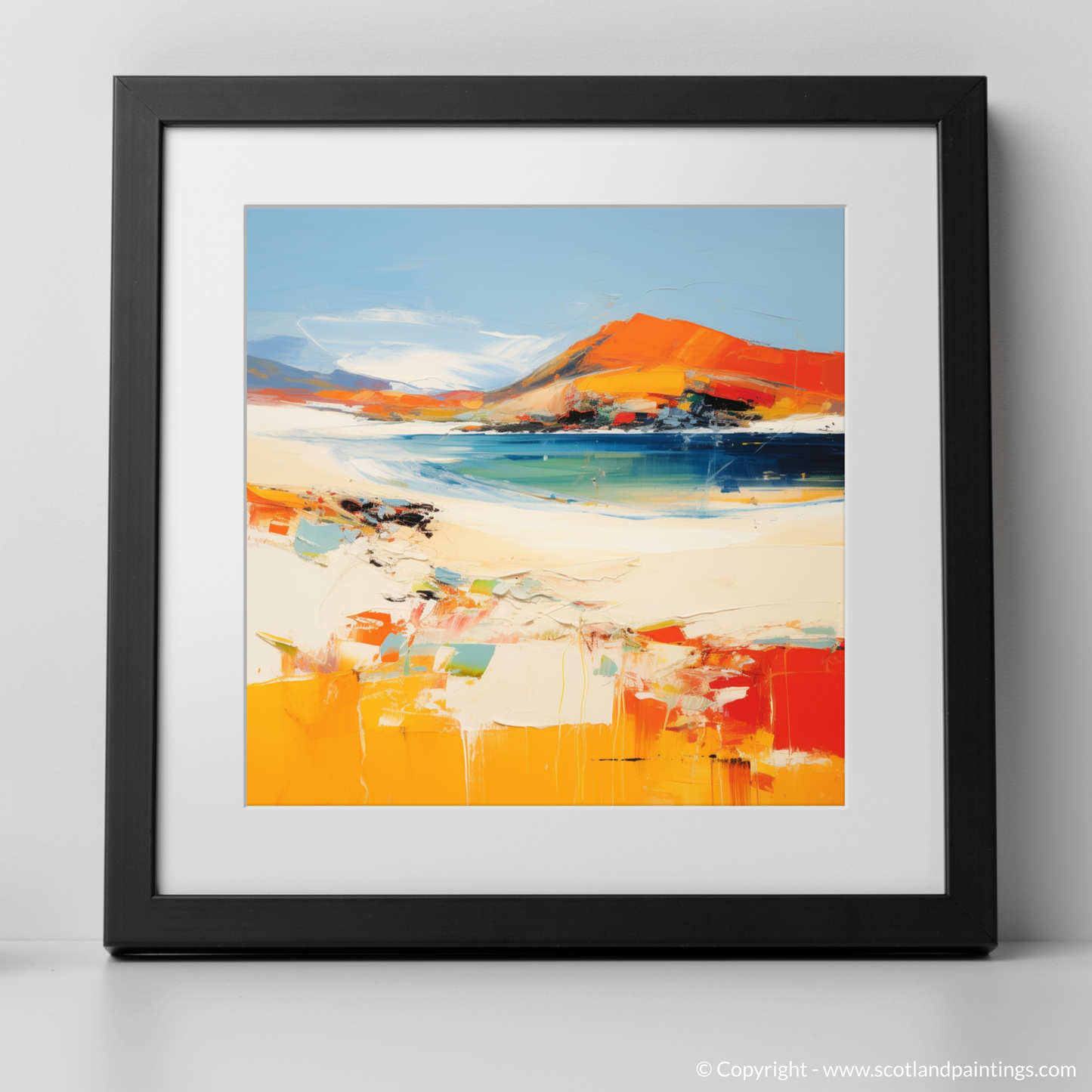 Wild Embrace of Balnakeil Bay: An Abstract Expressionist Interpretation