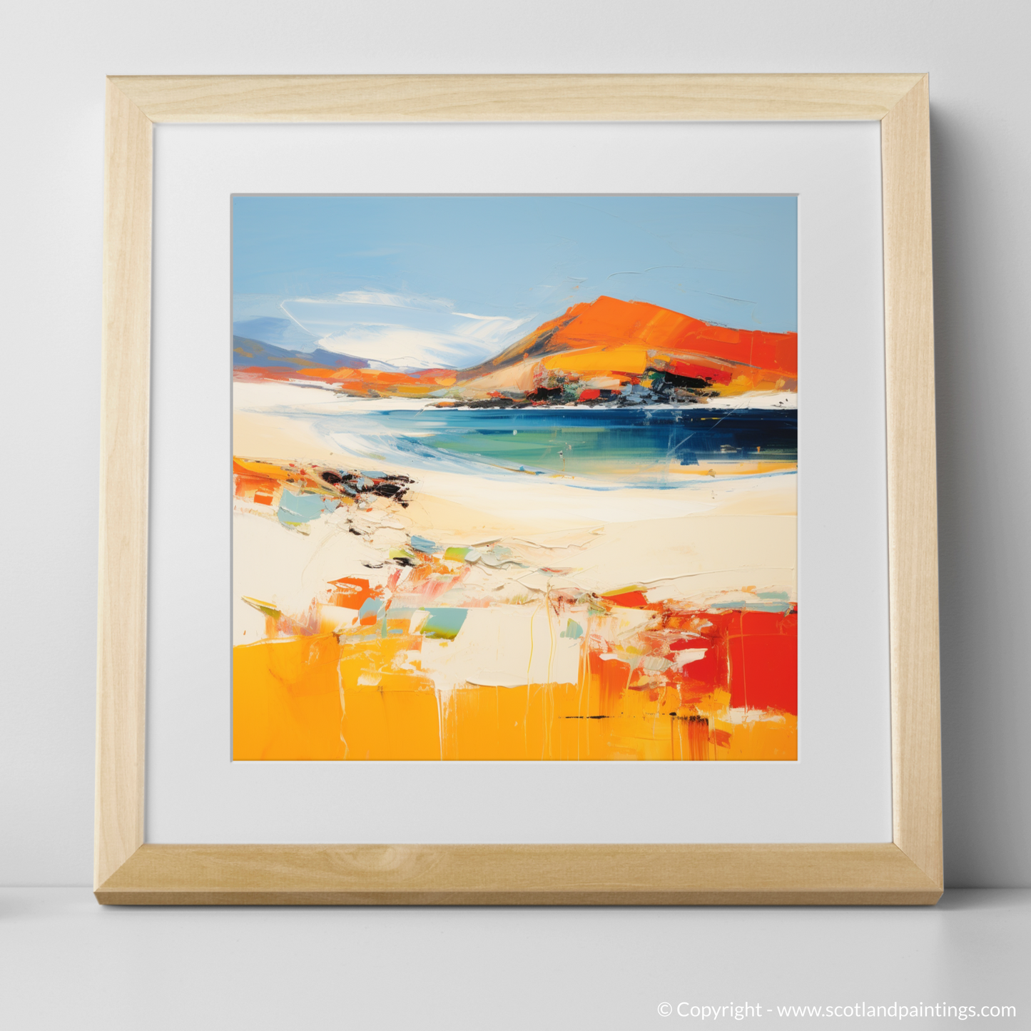 Wild Embrace of Balnakeil Bay: An Abstract Expressionist Interpretation