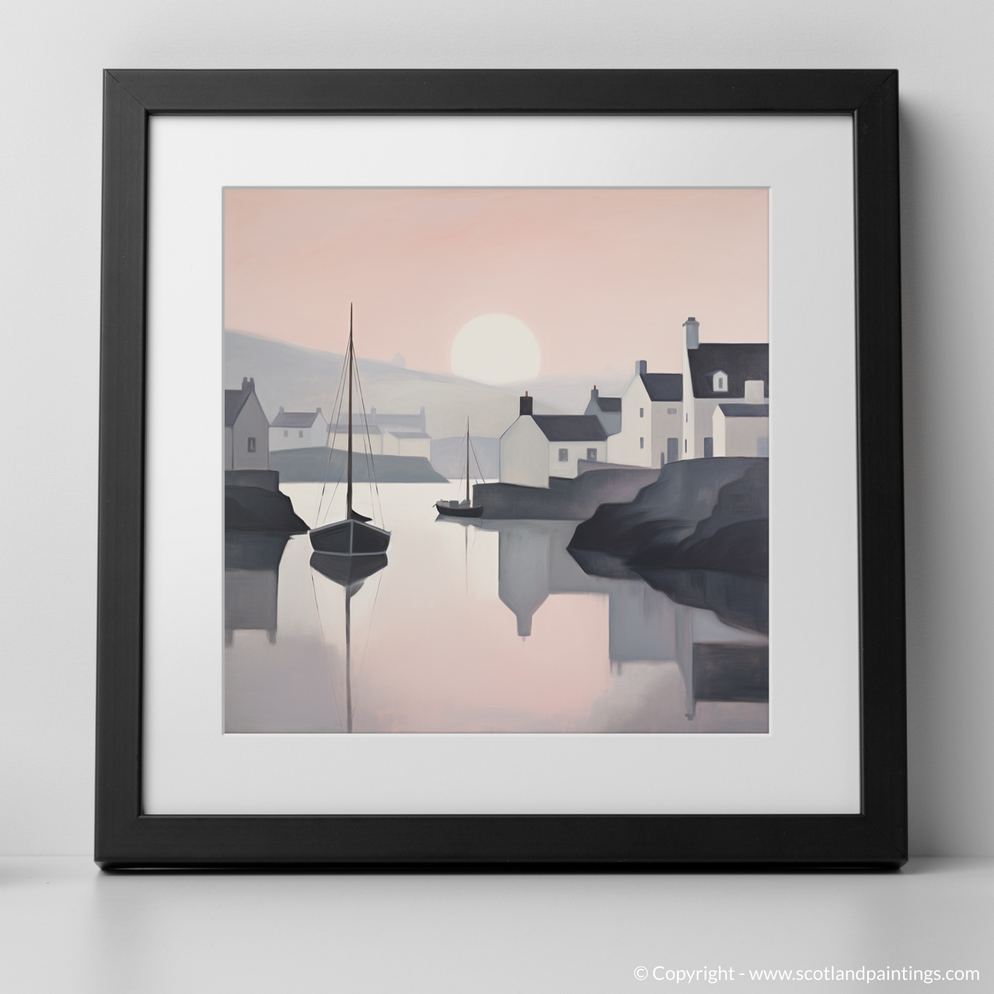 Dusk Embrace at Portree Harbour