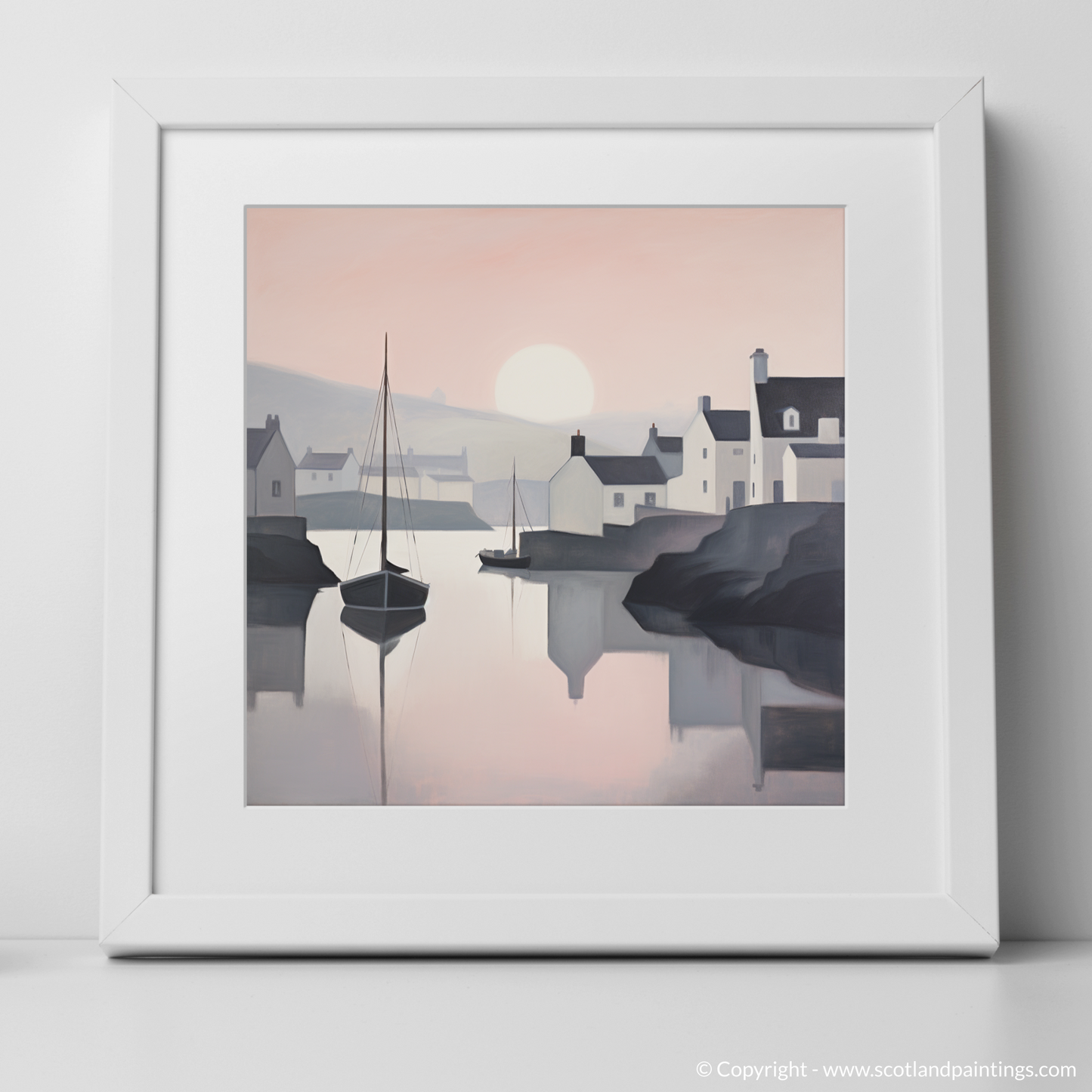 Dusk Embrace at Portree Harbour