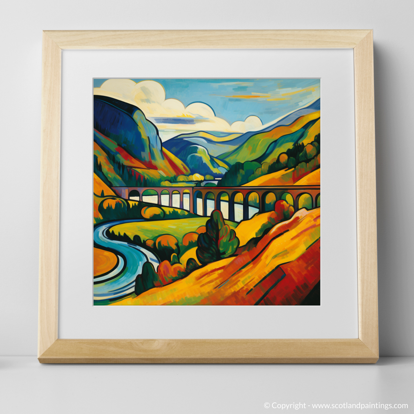 Fauvist Fervour: Glenfinnan Viaduct Reimagined