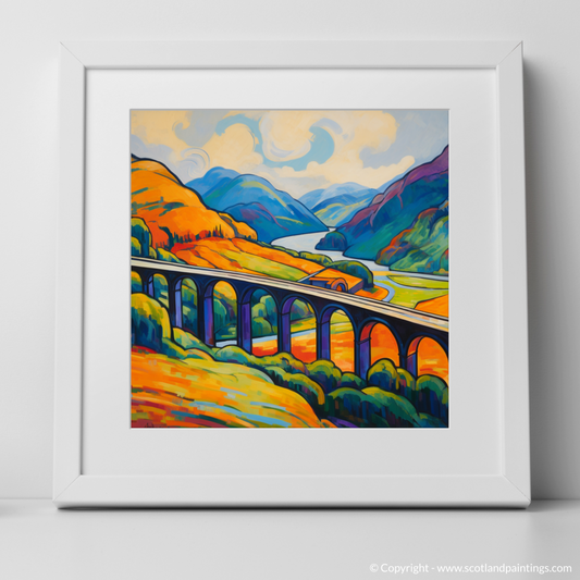 Fauvist Fervour: Glenfinnan Viaduct in the Scottish Highlands