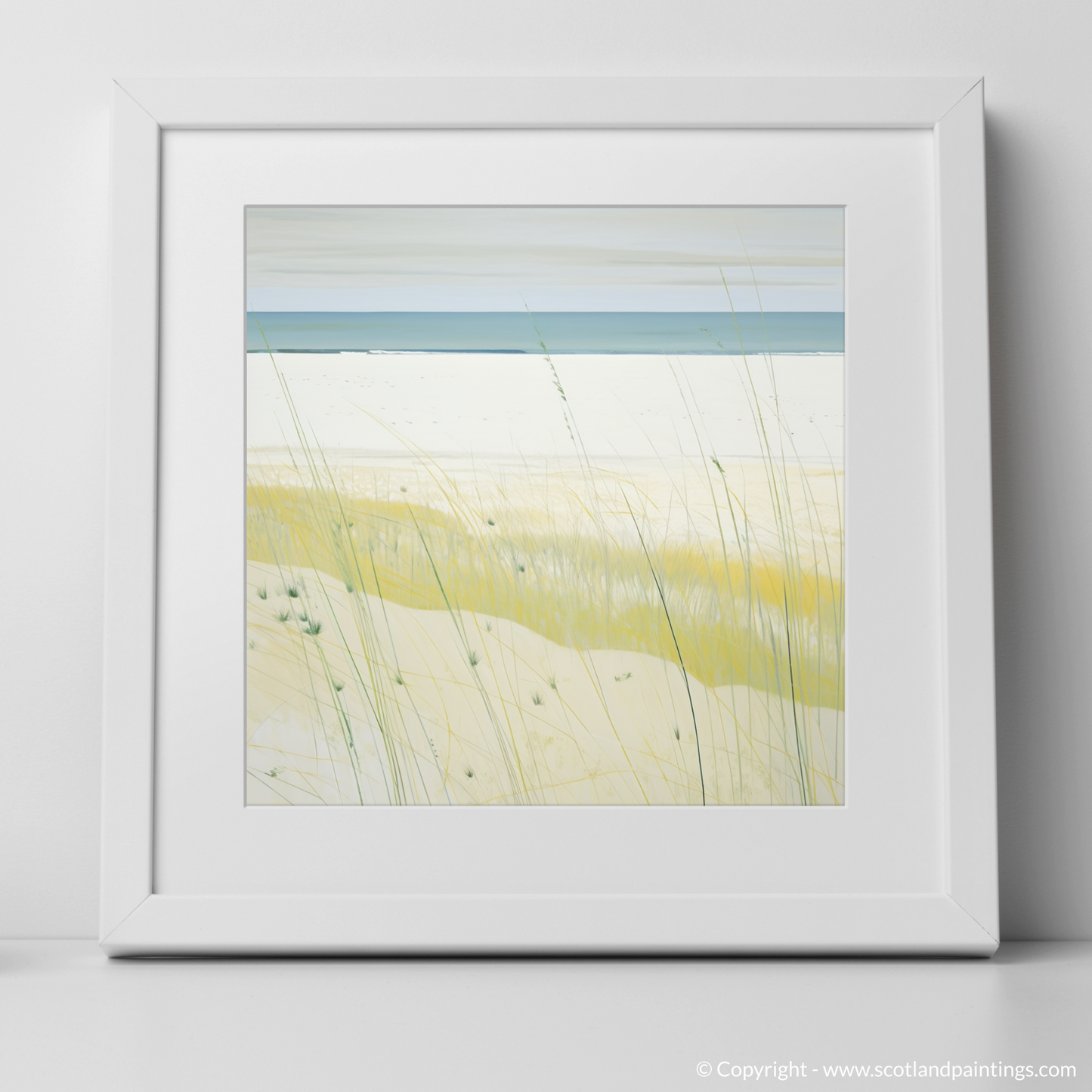 Whispers of Luskentyre: An Abstract Ode to Marram Grass