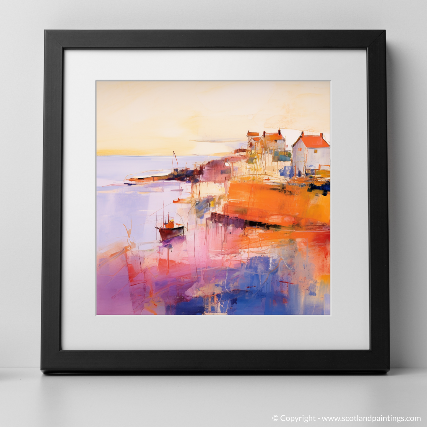 Golden Hour Glow at Crail Harbour