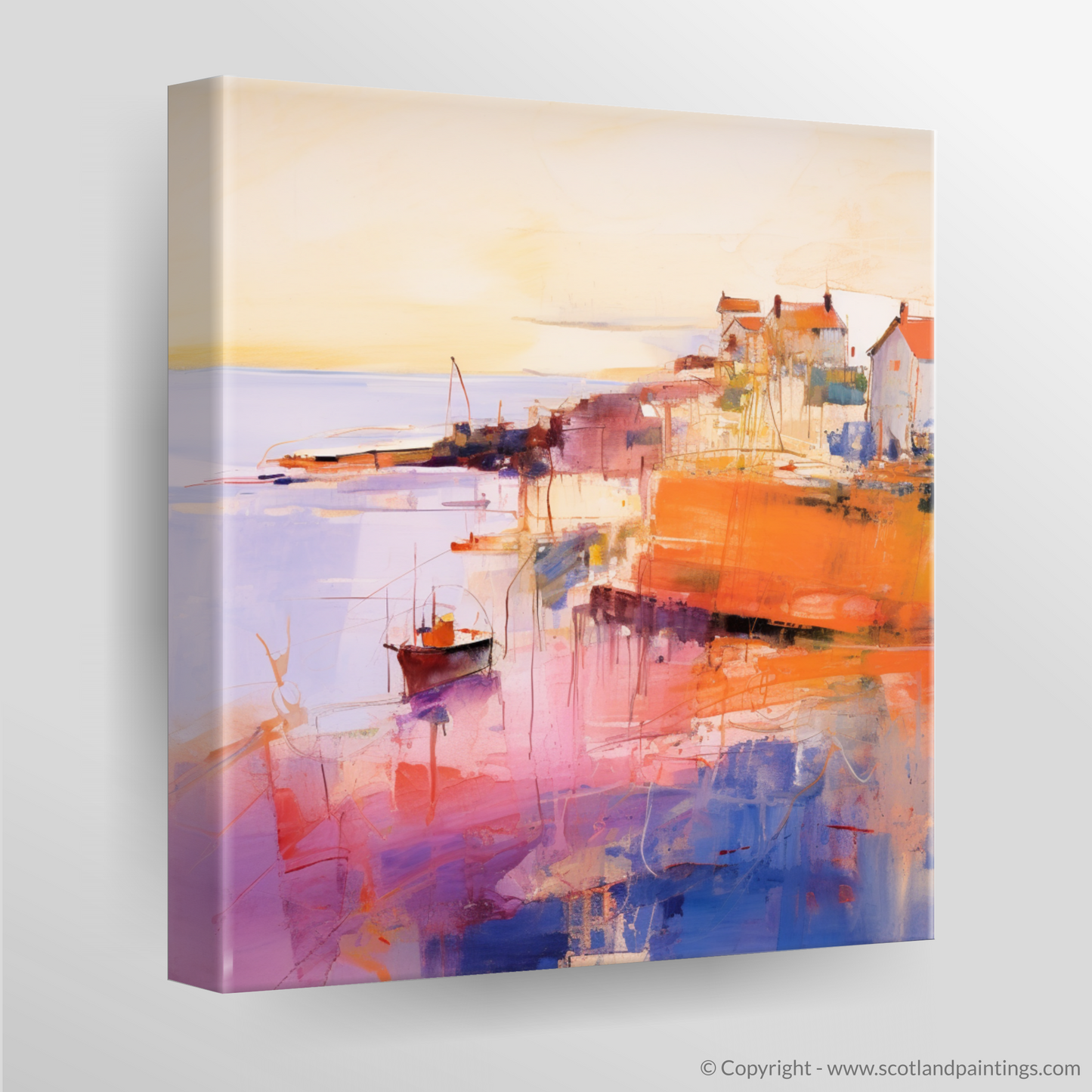 Golden Hour Glow at Crail Harbour