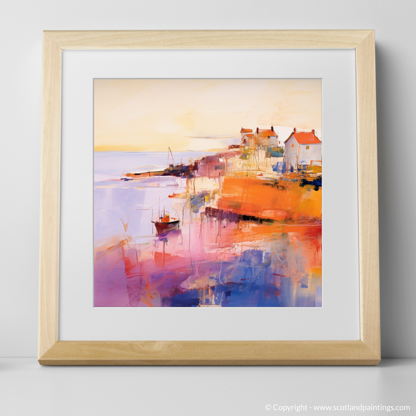 Golden Hour Glow at Crail Harbour