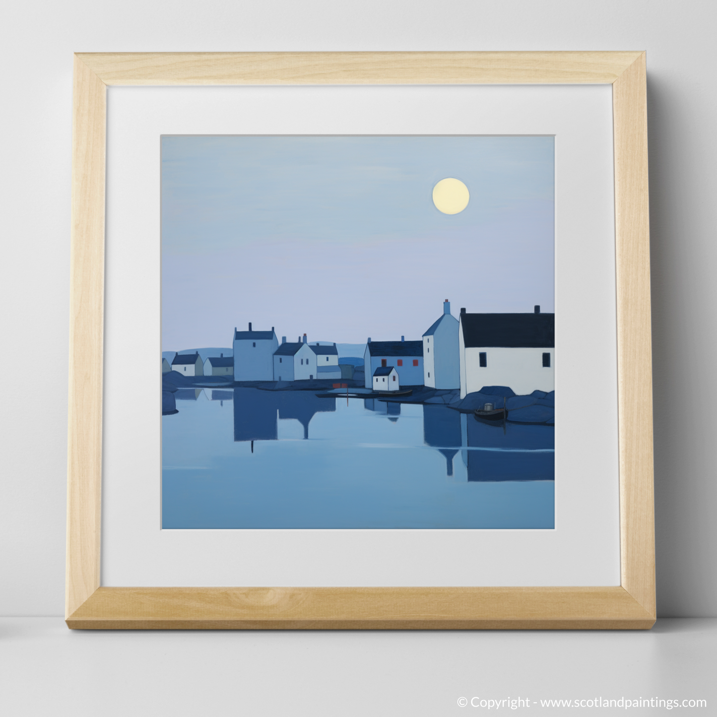 Dusk at Portnahaven Harbour: An Abstract Encounter