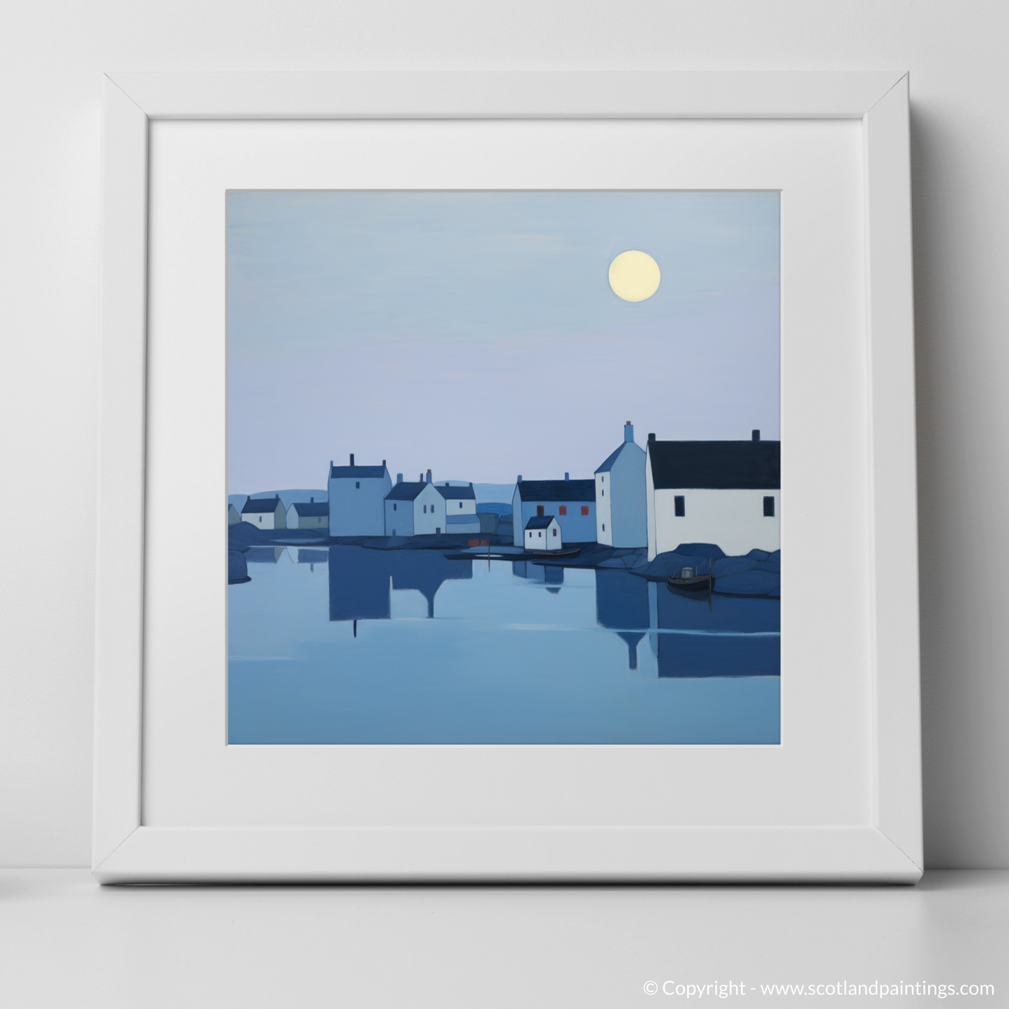 Dusk at Portnahaven Harbour: An Abstract Encounter