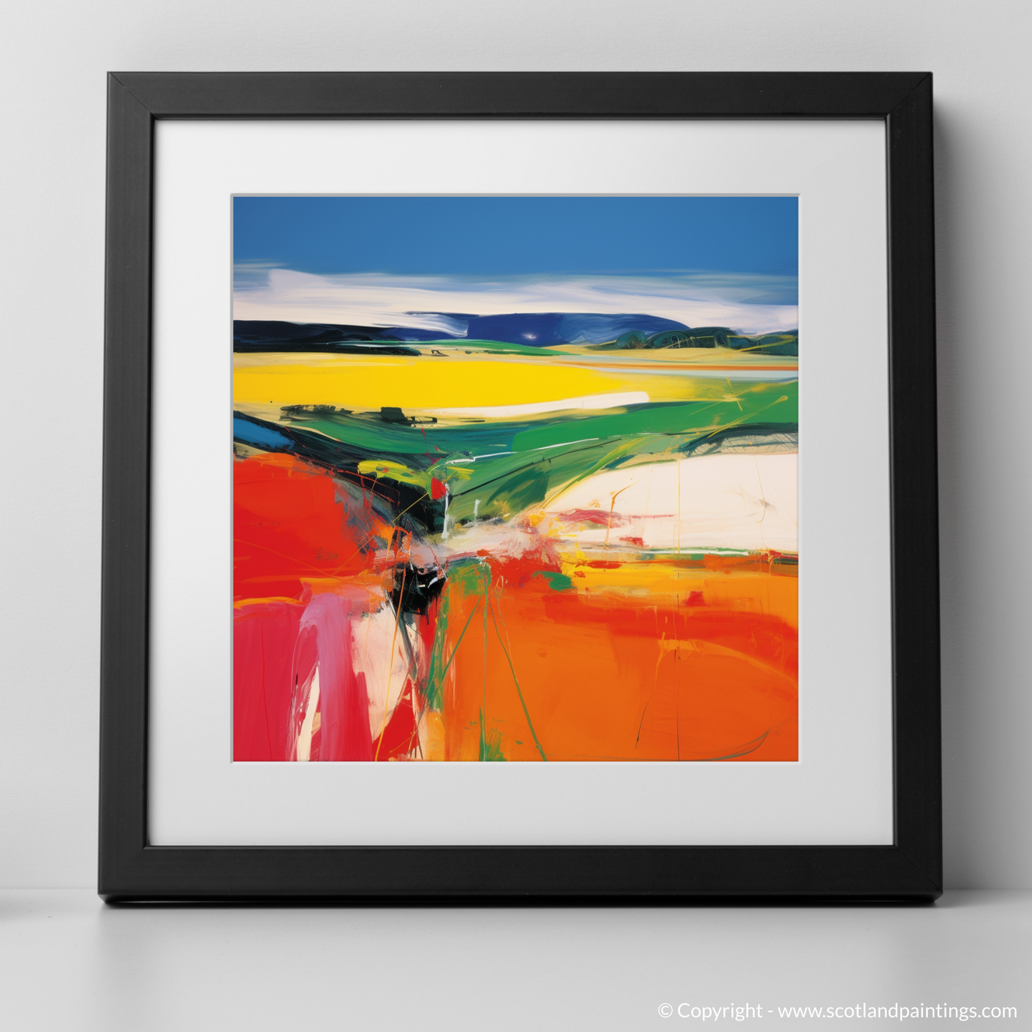 Lunan Bay Unleashed: An Abstract Expressionist Journey