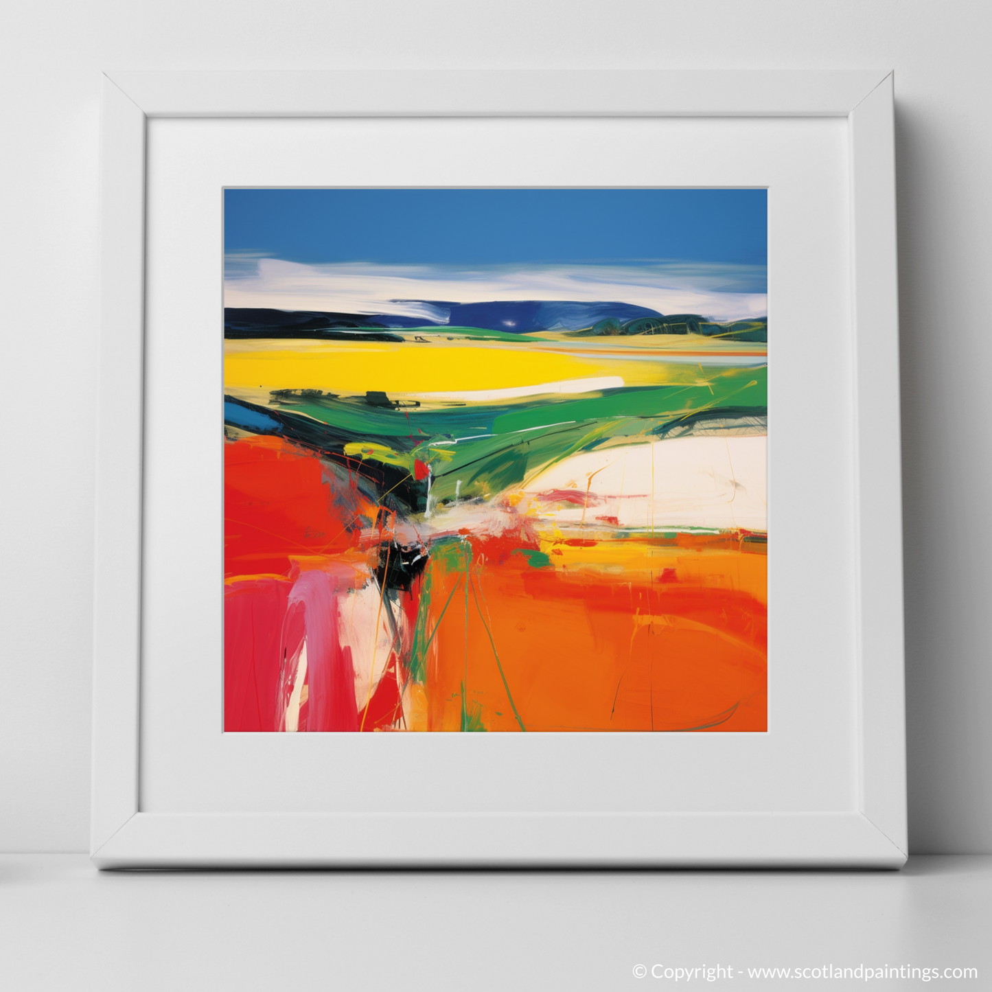 Lunan Bay Unleashed: An Abstract Expressionist Journey