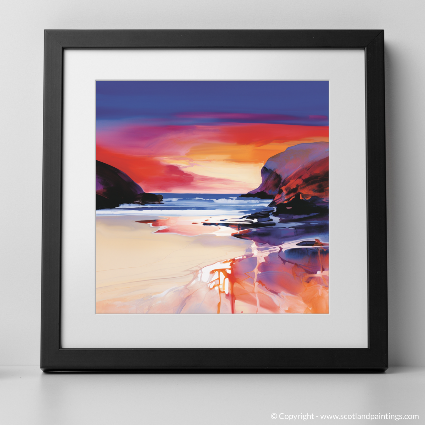 Durness Beach Sunset Symphony