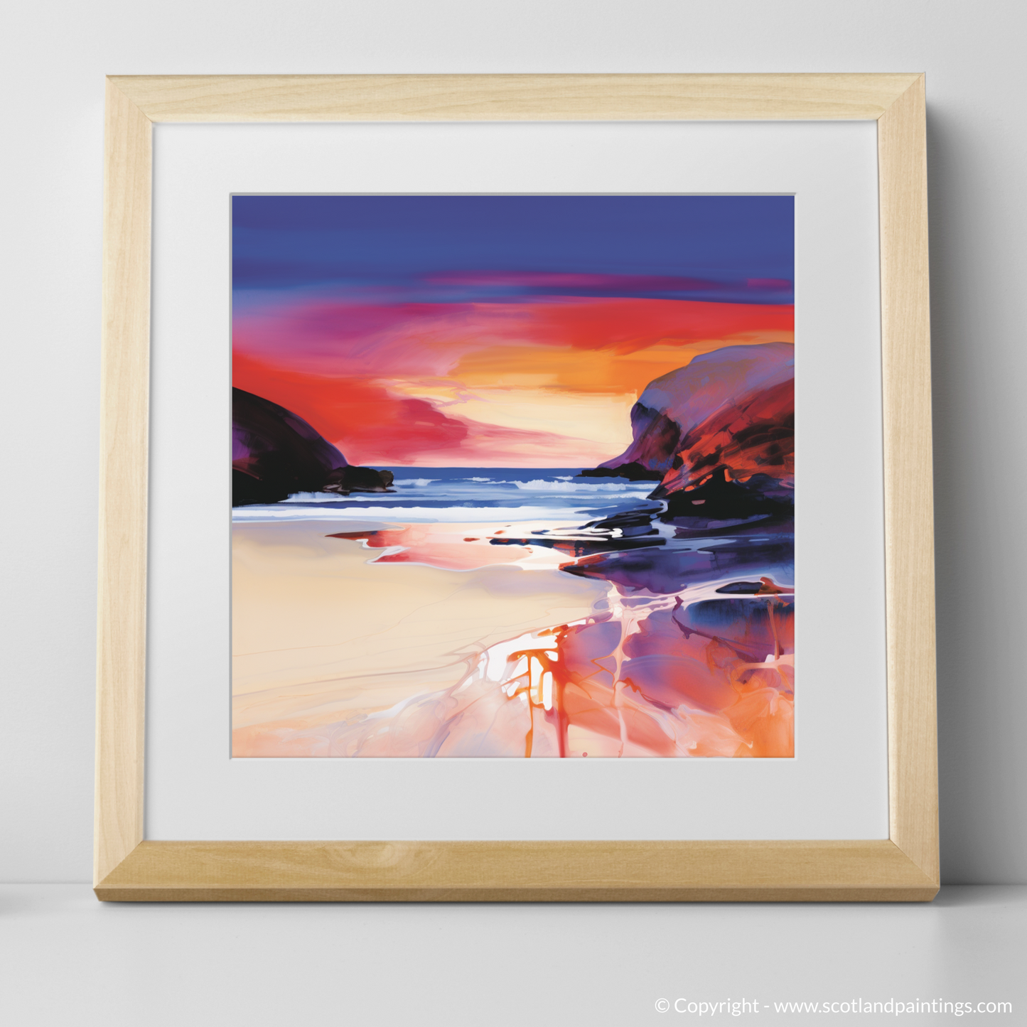 Durness Beach Sunset Symphony