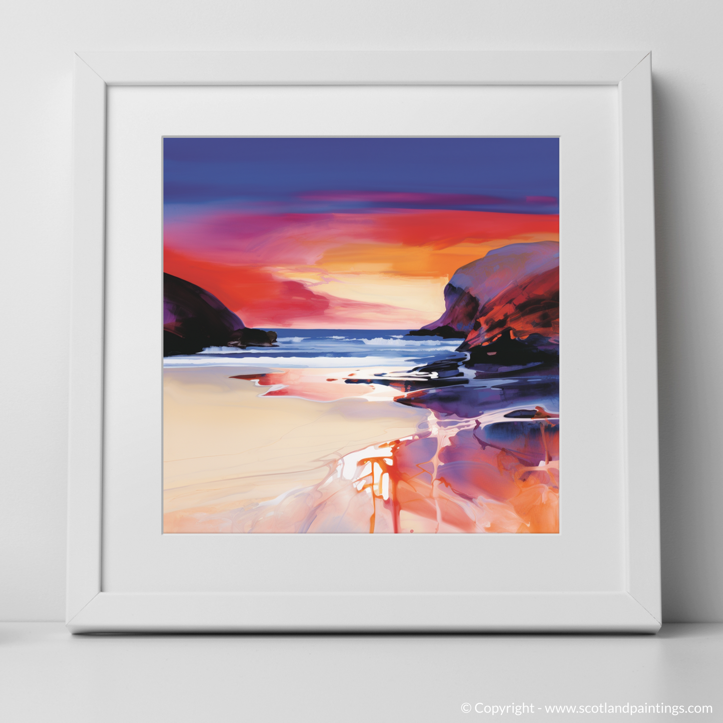 Durness Beach Sunset Symphony