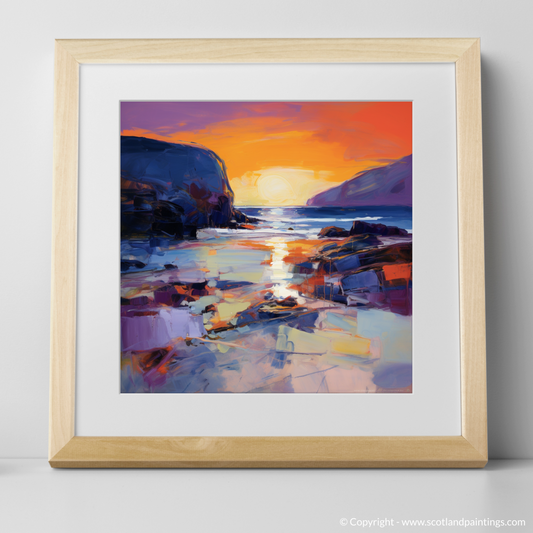 Durness Dusk: An Abstract Expressionist Ode to Scottish Shores