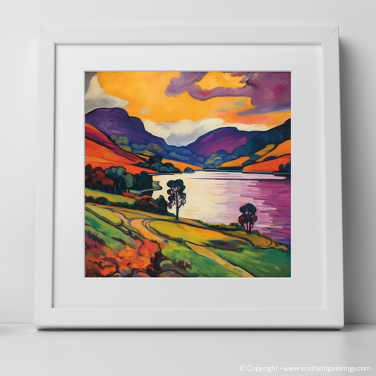 Fauvist Fervour at Loch Earn: A Scottish Landscape Reimagined