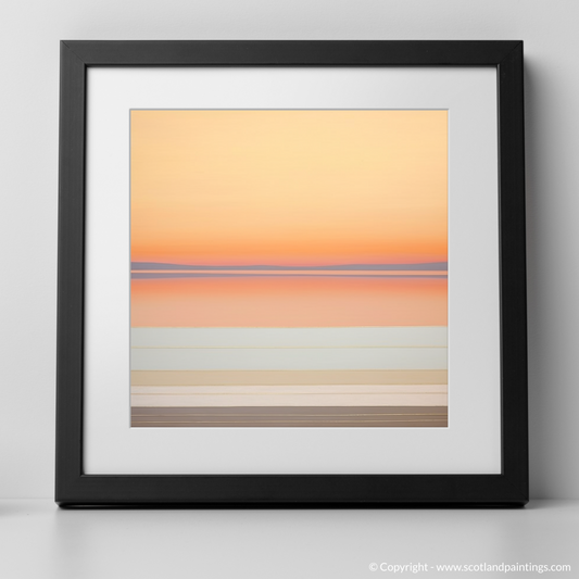 Scottish Sunset Serenity: An Abstract Ode to Longniddry Beach