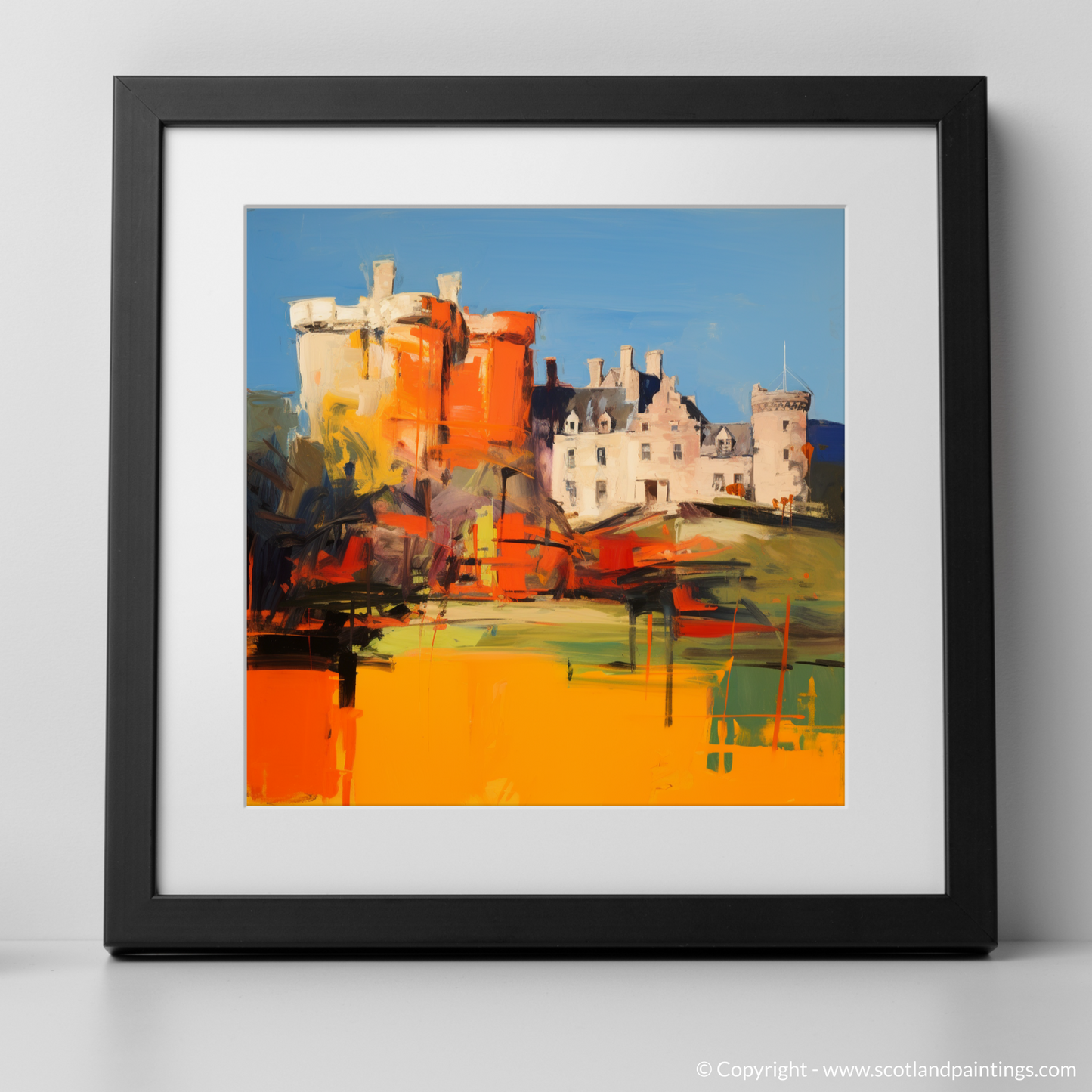 Culzean Castle Reimagined: An Abstract Expressionist Journey