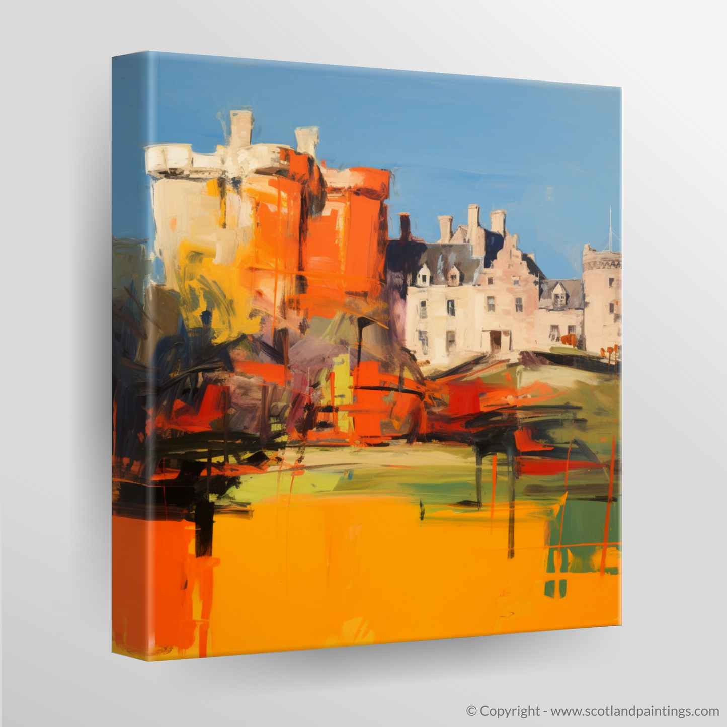 Culzean Castle Reimagined: An Abstract Expressionist Journey