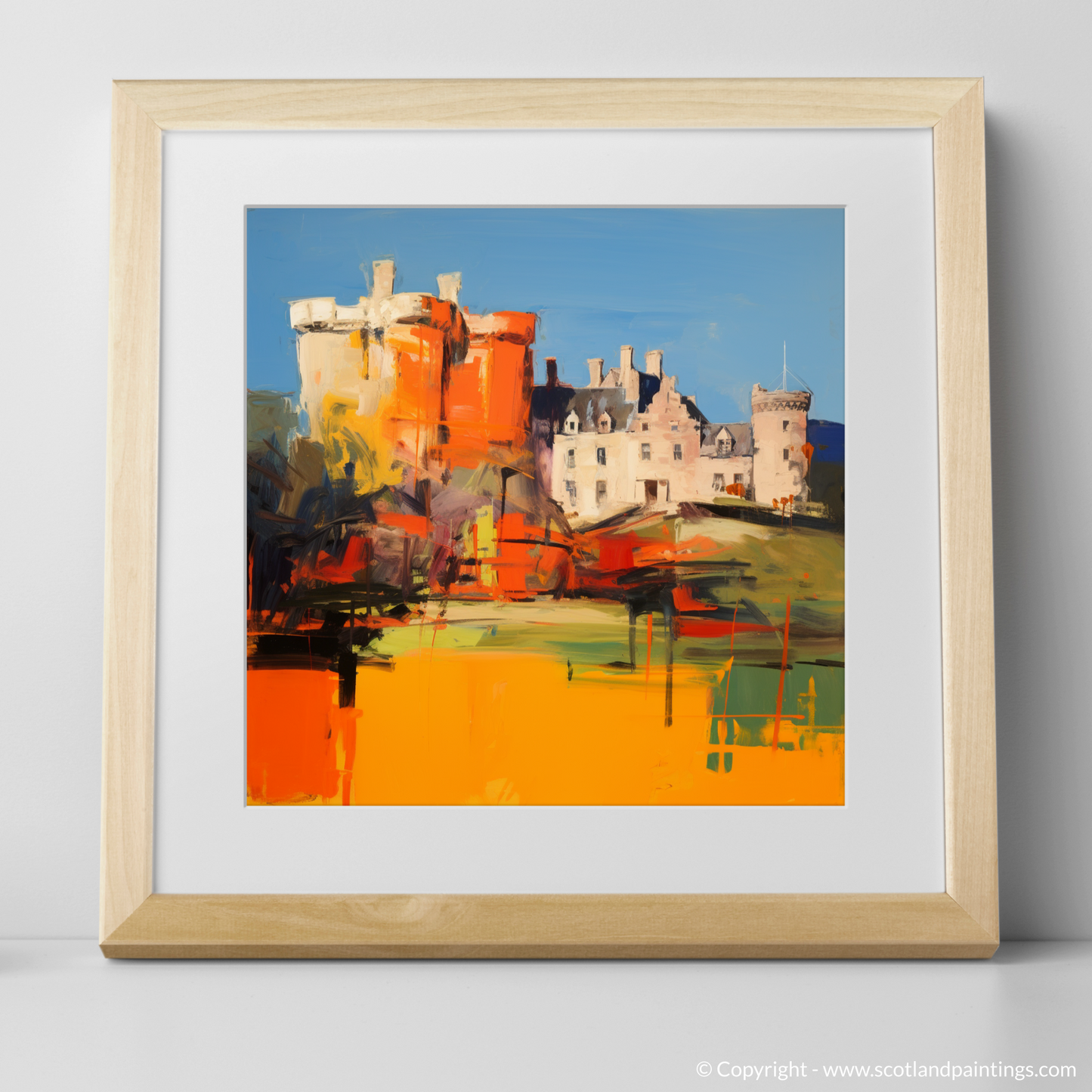 Culzean Castle Reimagined: An Abstract Expressionist Journey