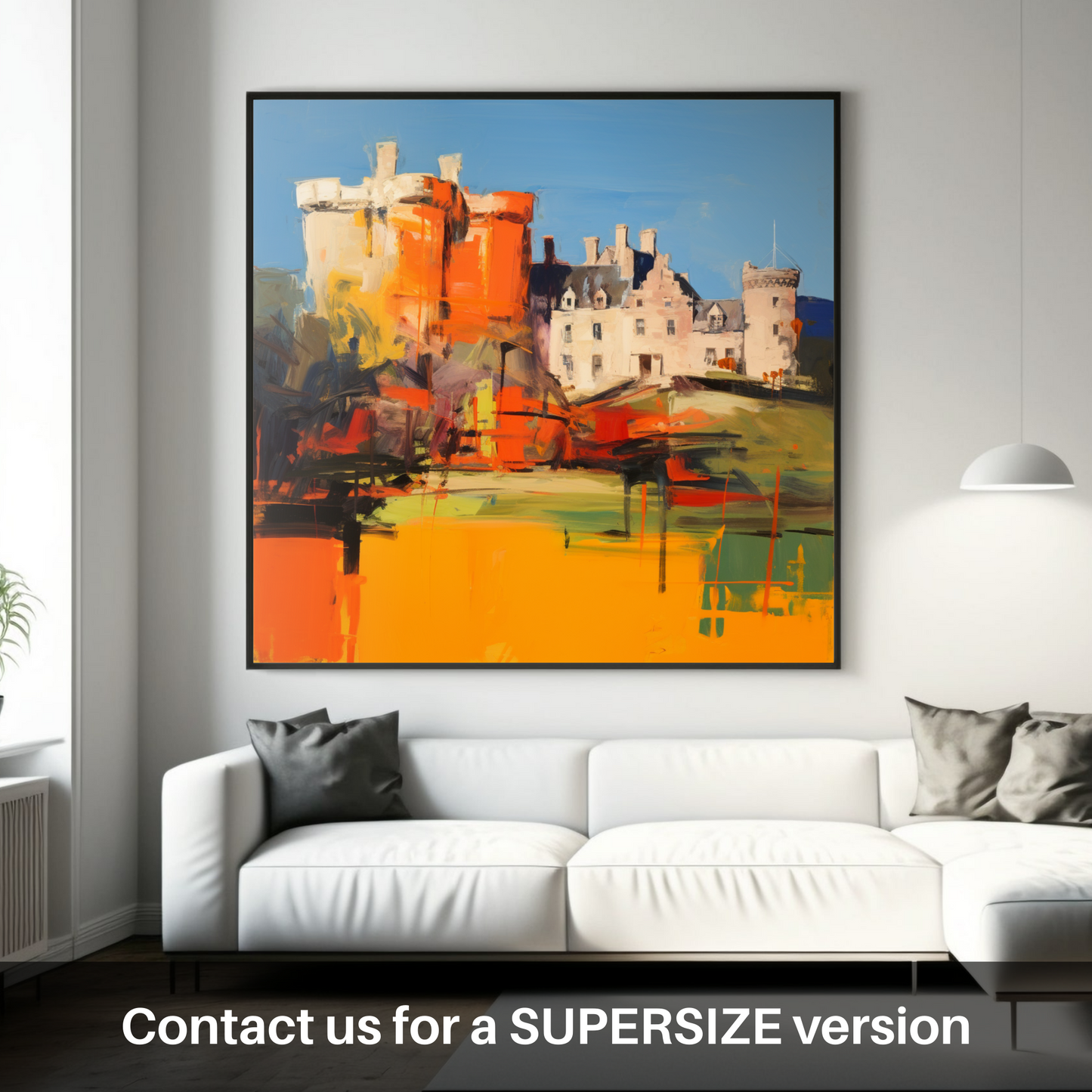 Culzean Castle Reimagined: An Abstract Expressionist Journey