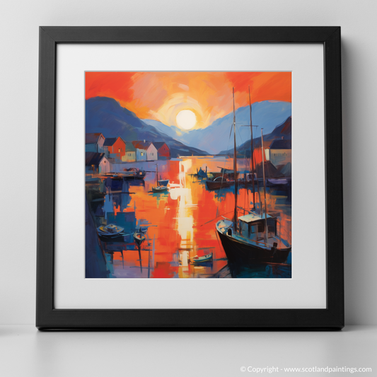 Ullapool Harbour Sunset Serenade
