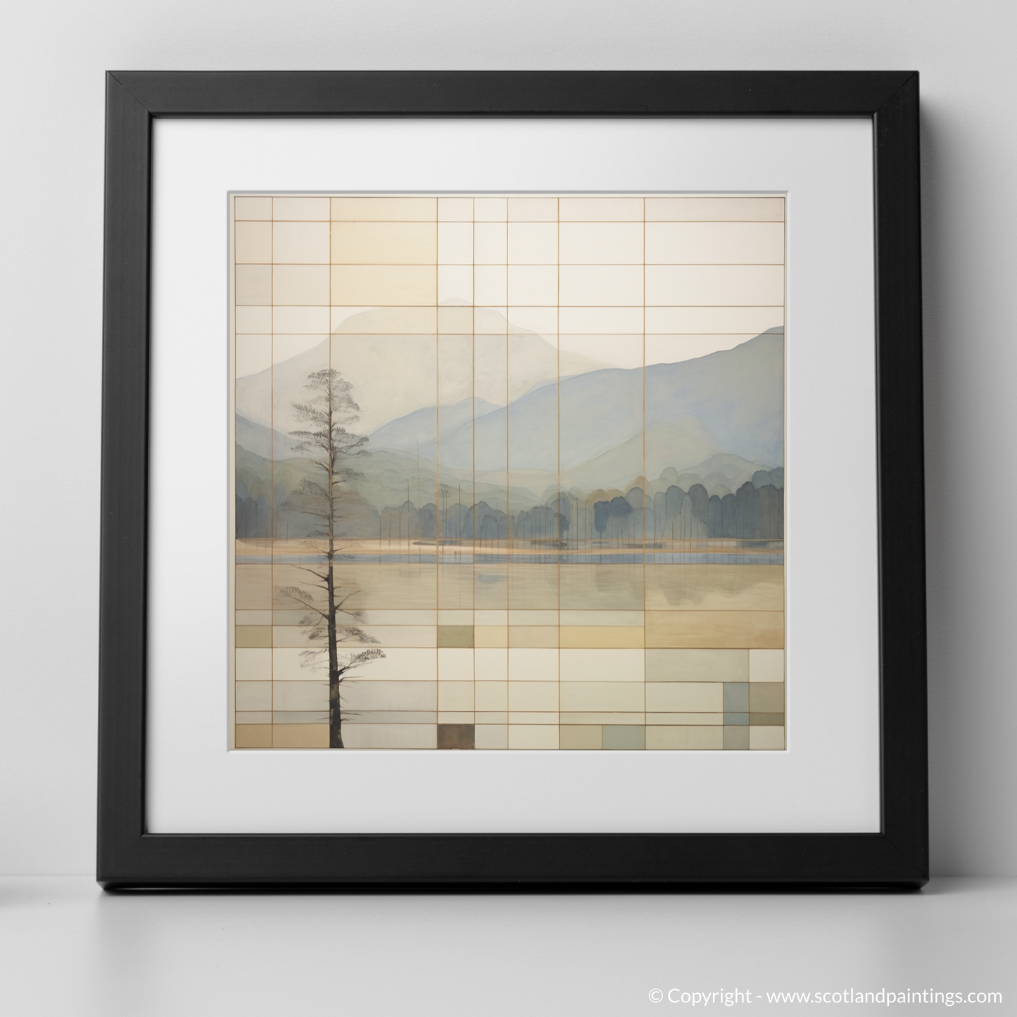 Misty Highlands Muse: An Abstract Ode to Glen Affric