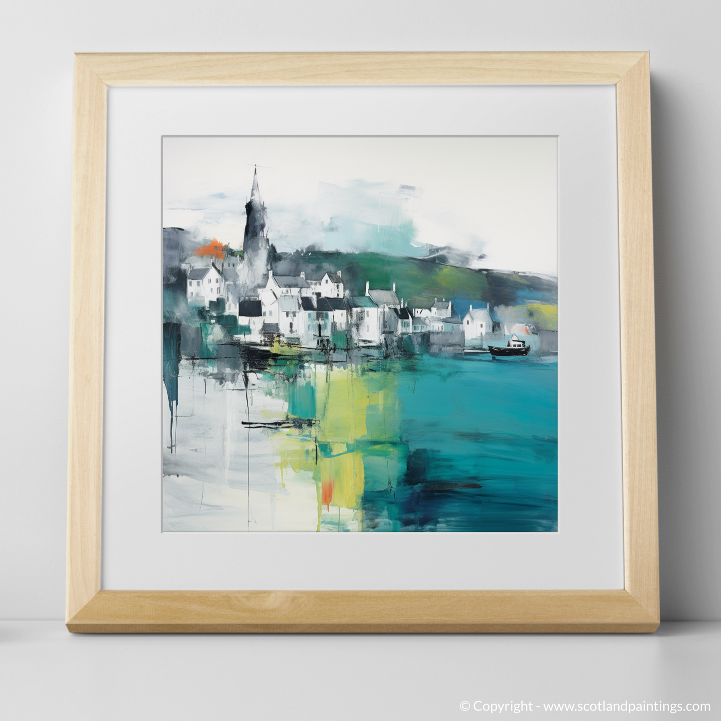 Tobermory Abstract: A Vivid Embrace of the Isle of Mull