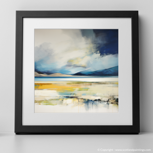 Storm's Embrace: Luskentyre Beach Abstract