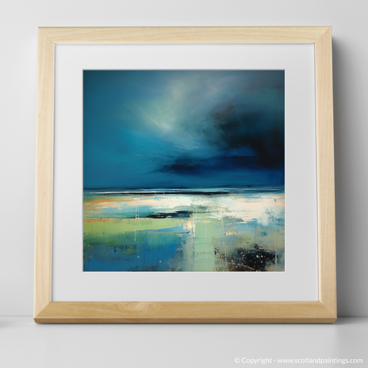 Storm's Majesty: An Abstract Capture of Longniddry Beach
