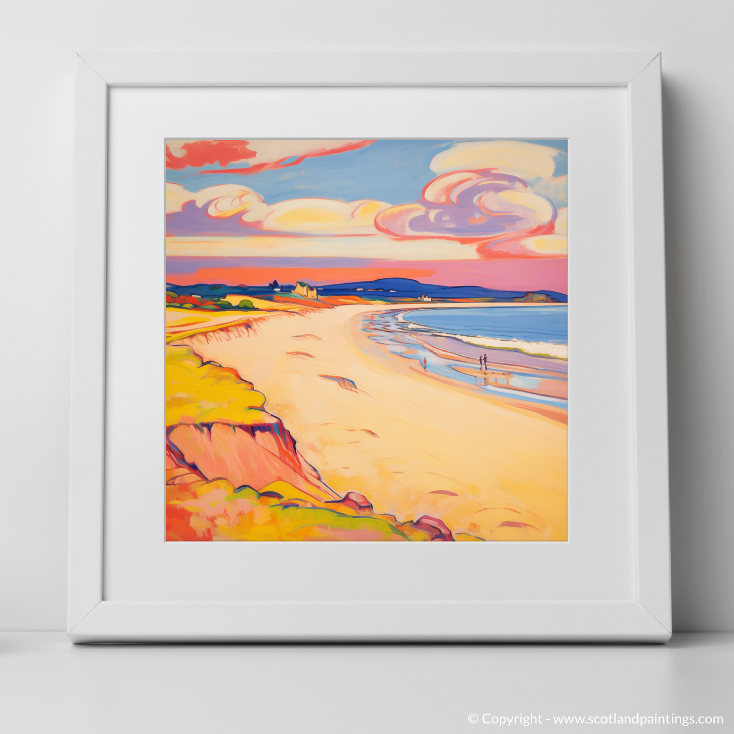 Golden Hour Embrace at Gullane Beach