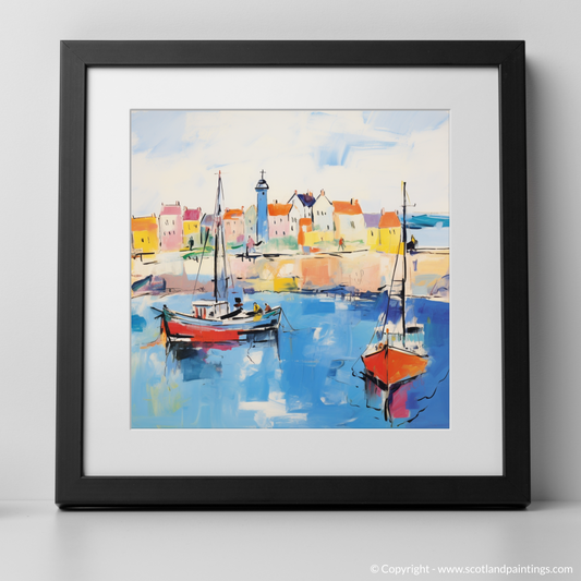 Dunbar Harbour Whispers: An Abstract Expressionist Voyage