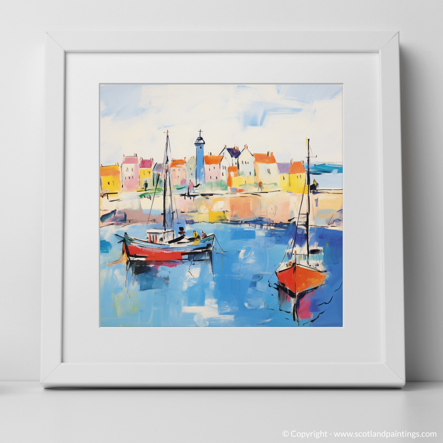 Dunbar Harbour Whispers: An Abstract Expressionist Voyage