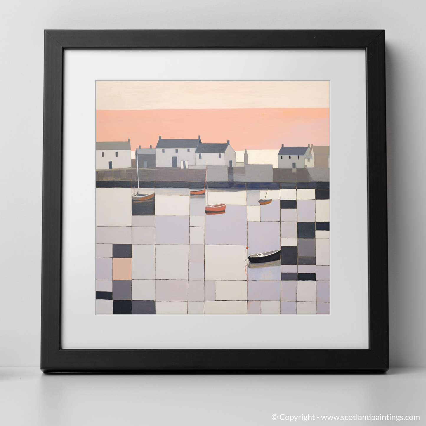 Dusk at Pittenweem Harbour: An Abstract Enchantment