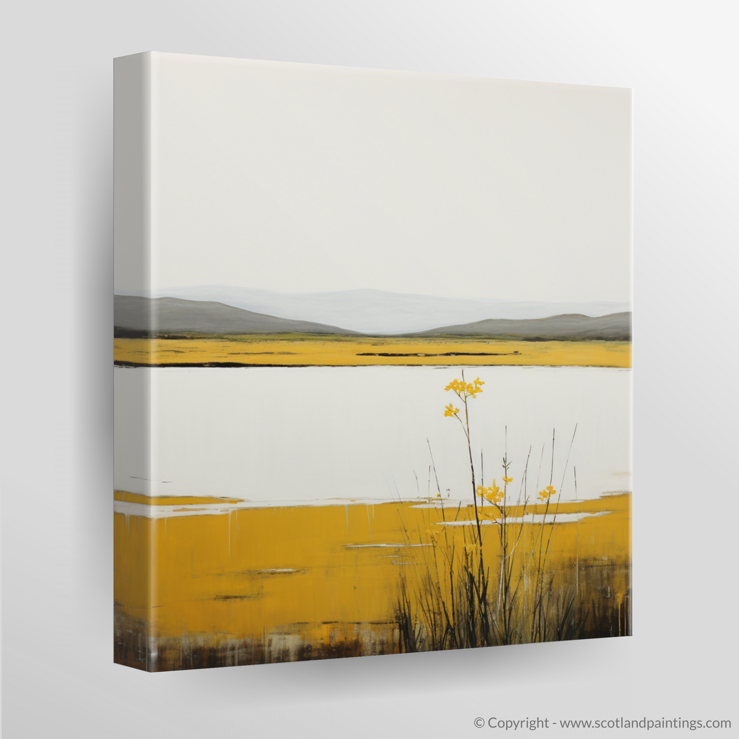 Whispers of Rannoch Moor: An Abstract Journey Through Scottish Flora