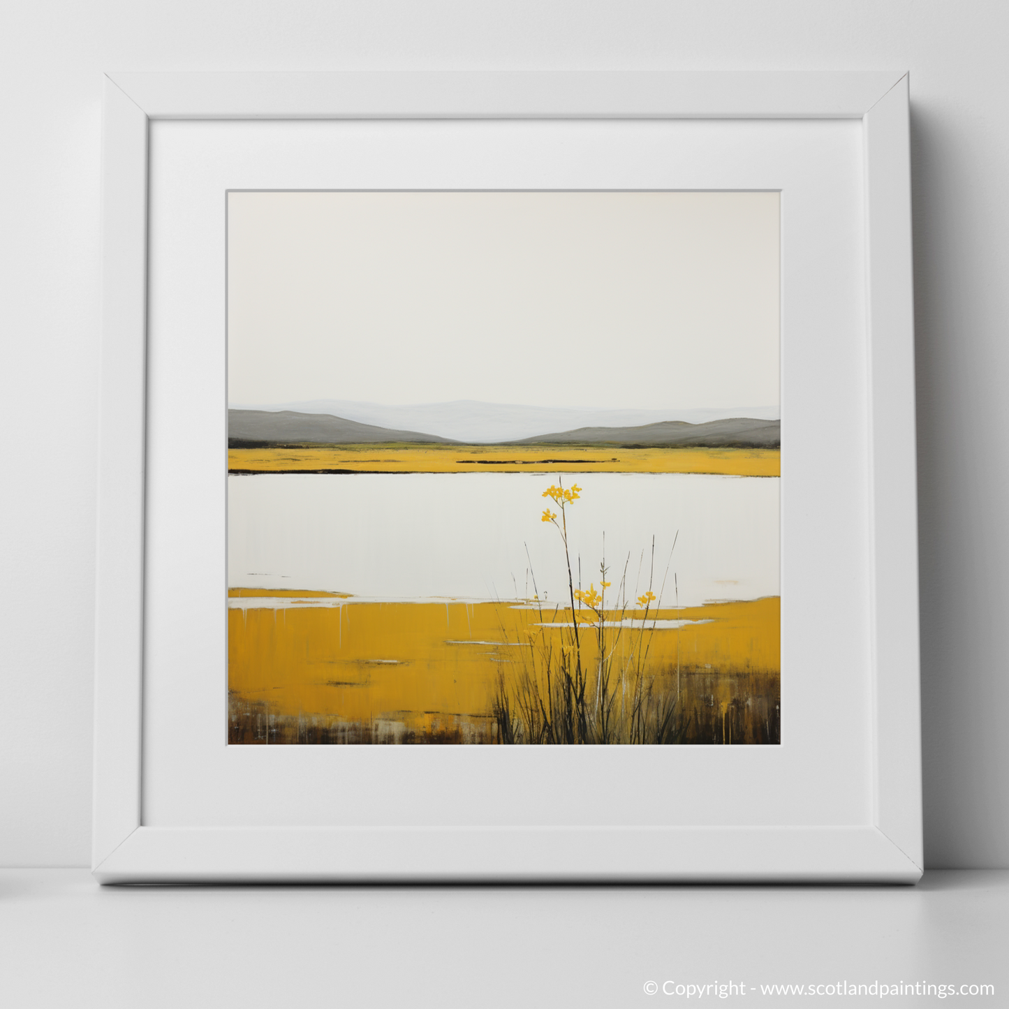 Whispers of Rannoch Moor: An Abstract Journey Through Scottish Flora