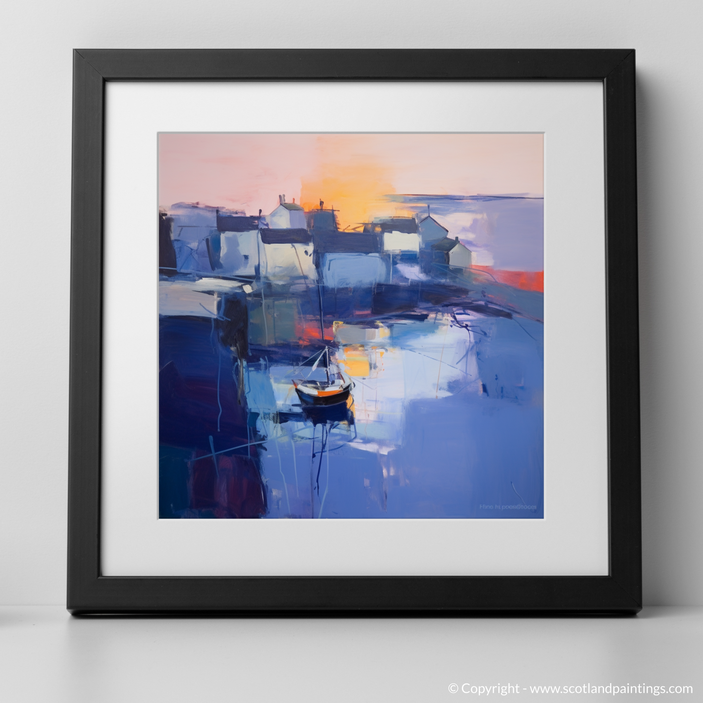 Dusk at Gardenstown Harbour: An Abstract Delight